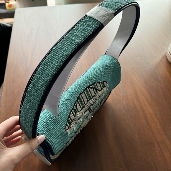 Staud Tommy Beaded Bag Under My Umbrella Shoulder Purse NWT - Picture 10 of 14